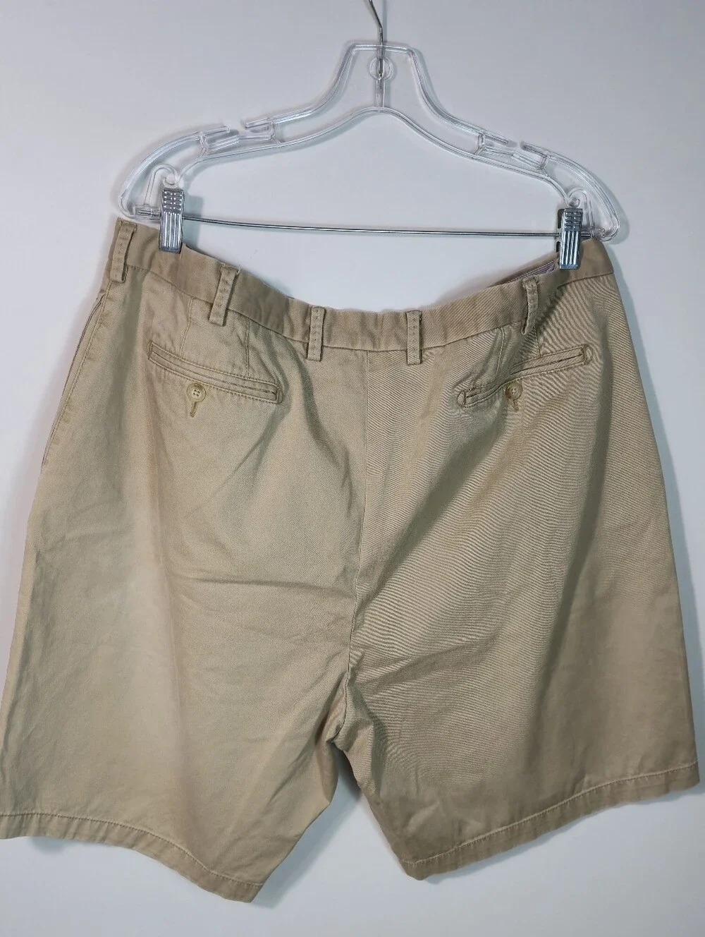 Kirkland Signature Men's Tan Flat-Front Shorts
